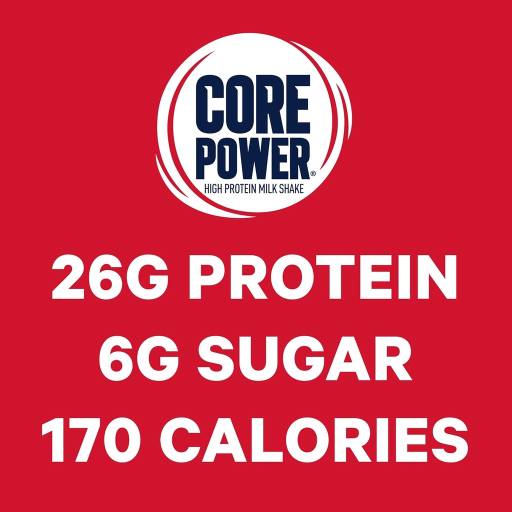 Core Power Fairlife Elite 42g High Protein Milk Shakes For kosher diet, Ready to Drink for Workout Recovery, 14 Fl Oz (Pack of 12), Liquid, Bottle