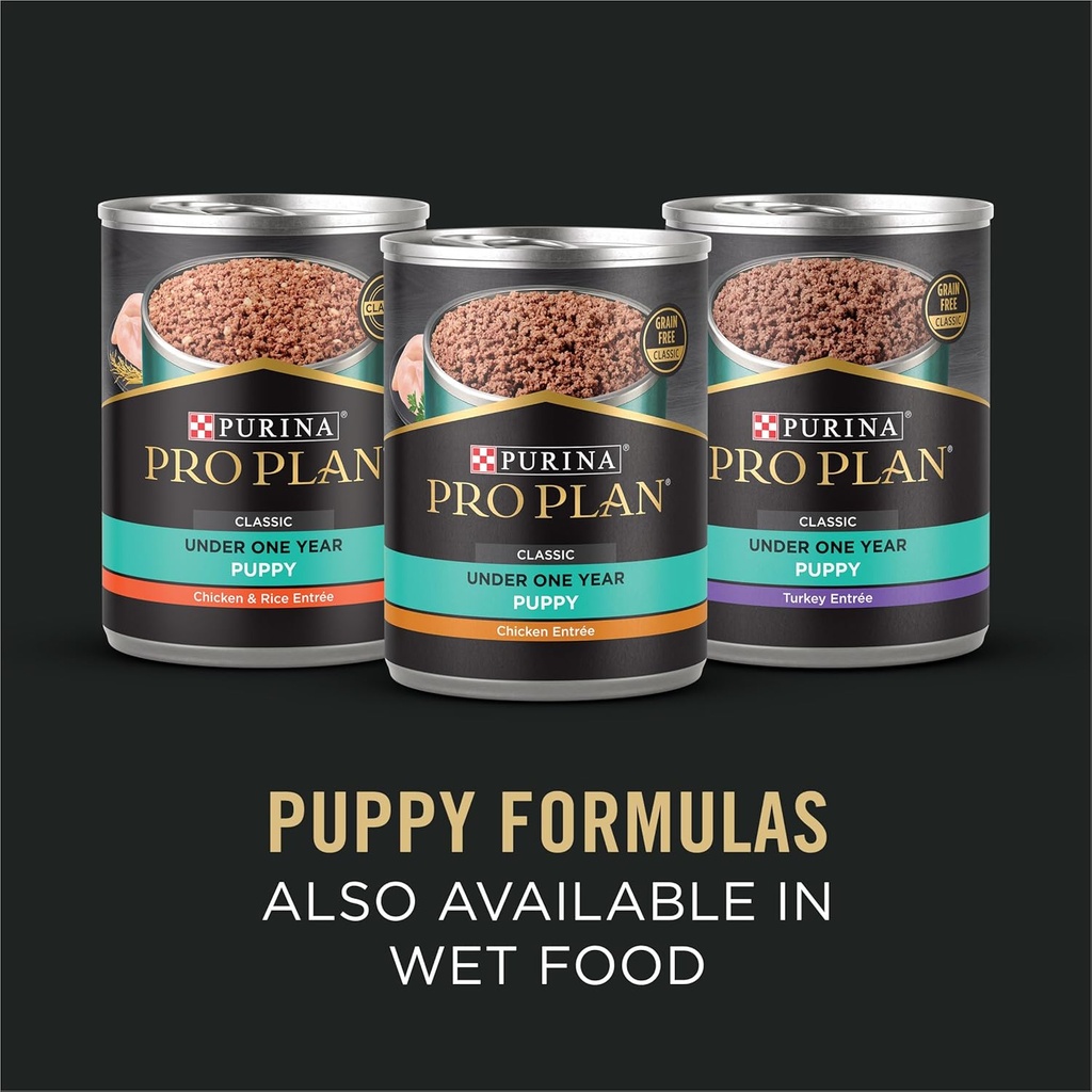 Purina Pro Plan Sensitive Skin and Stomach Puppy Food with Probiotics, Salmon & Rice Formula - 4 lb. Bag