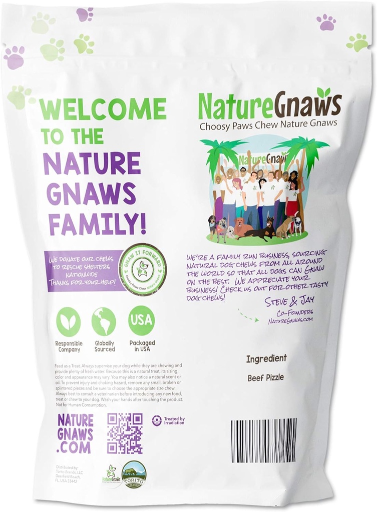 Nature Gnaws Large Bully Sticks for Dogs 5-6" (3 Count) - Thick Long Lasting for Aggressive Chewers and Large Dogs - Natural Beef Dog Chew Bones