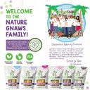 Nature Gnaws Large Bully Sticks for Dogs 5-6" (3 Count) - Thick Long Lasting for Aggressive Chewers and Large Dogs - Natural Beef Dog Chew Bones
