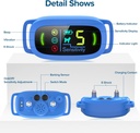 Dog Bark Collar, Rechargeable Smart Collar, Anti Barking Training Collar with 5 Adjustable Sensitivity Beep Vibration