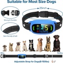Dog Bark Collar, Rechargeable Smart Collar, Anti Barking Training Collar with 5 Adjustable Sensitivity Beep Vibration