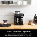 Ninja Drip Coffee Maker With K Cup Combo, DualBrew Pro Specialty Coffee System, Coffee Machine Compatible with K-Cup Pods, 12 Cup Single Serve Coffee Makers with Paper Filter, CFP301