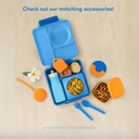 Omie OmieBox Bento Box for Kids - Insulated Lunch Box with Leak Proof Thermos Food Jar - 3 Compartments, 2 Temperature Zones