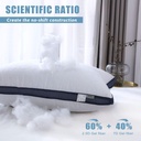 Meoflaw Pillows for Sleeping(2-Pack), Luxury Hotel Pillows Standard Size Set of 2,Bed Pillows for Side and Back Sleeper