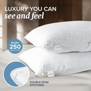 Meoflaw Pillows for Sleeping(2-Pack), Luxury Hotel Pillows Standard Size Set of 2,Bed Pillows for Side and Back Sleeper