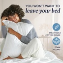 Meoflaw Pillows for Sleeping(2-Pack), Luxury Hotel Pillows Standard Size Set of 2,Bed Pillows for Side and Back Sleeper