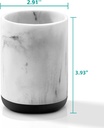 VITVITI Toothbrush Holders for Bathrooms, Toothpaste Tooth Brushing Holder, Bathroom Organizer Countertop for Vanity/Makeup Brushes