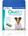 ORAVET Dental Chews for Dogs, Oral Care and Hygiene Chews (Small Dogs, 10-24 lbs.) Blue Pouch